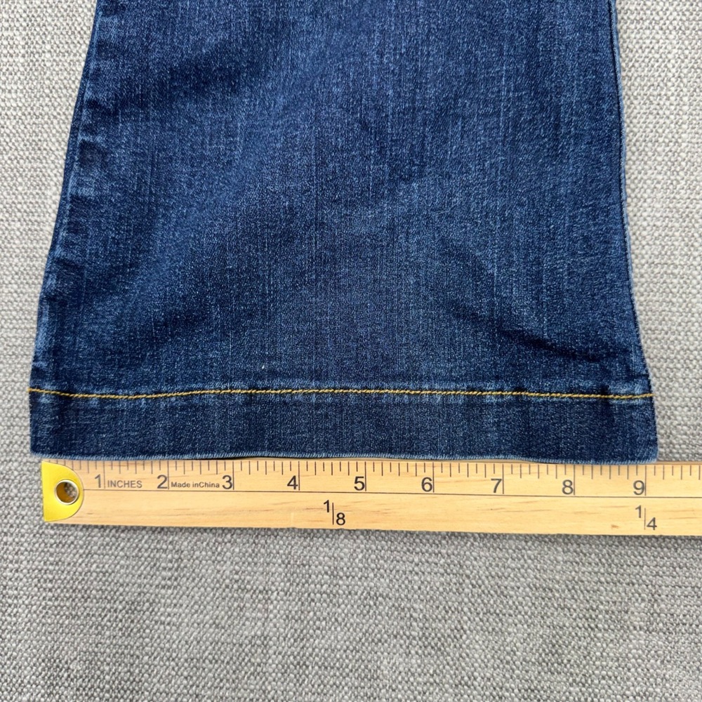 Spanx Womens M 8 10 Flare Jeans Dark Wash Pull On Tummy Control 20327Q - Picture 11 of 14